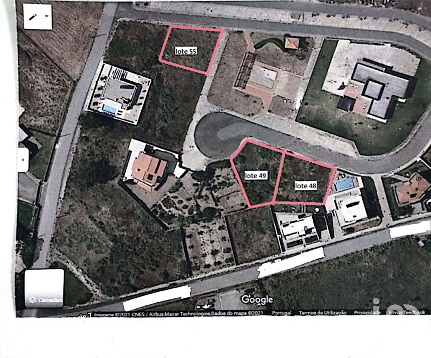 Land in Tornada e Salir do Porto of 500 m²