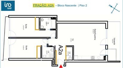 Apartment T2 in Ílhavo (São Salvador) of 92 m²