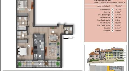 Appartement T2 à Funchal (Sé) de 98 m²