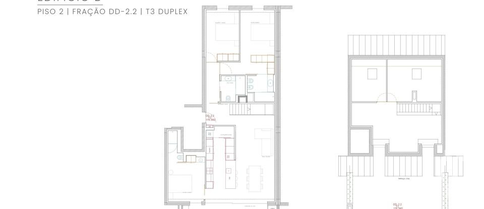 Appartement T3 à Apúlia e Fão de 197 m²