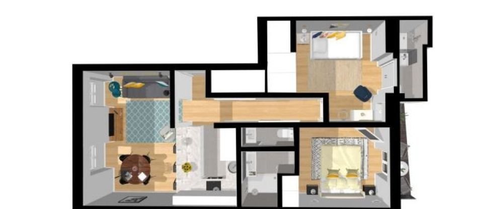 Appartement T2 à Estrela de 75 m²