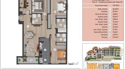 Apartamento T4 em Funchal (Sé) de 137 m²