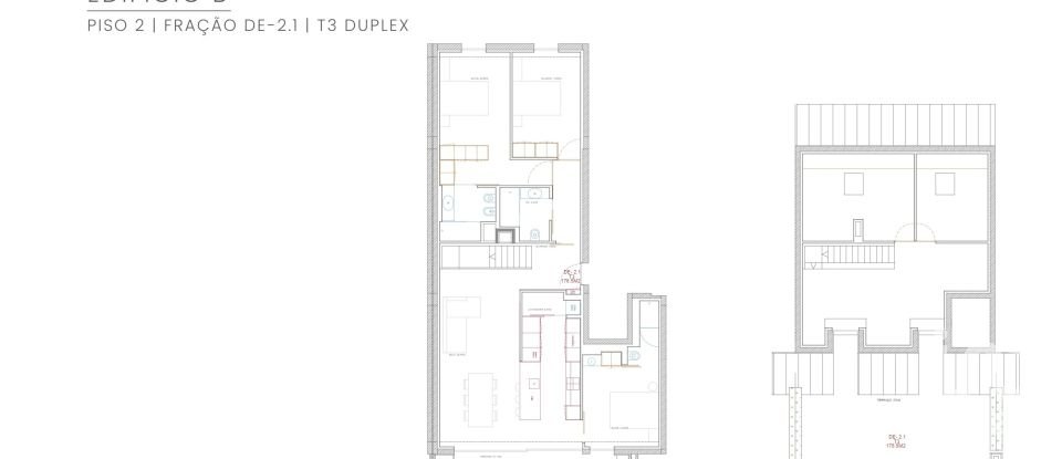 Apartamento T3 em Apúlia e Fão de 203 m²