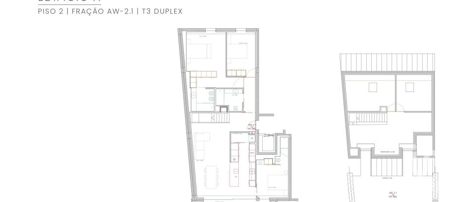 Apartamento T3 em Apúlia e Fão de 187 m²