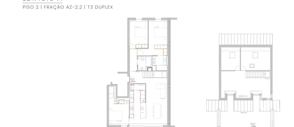 Appartement T3 à Apúlia e Fão de 176 m²