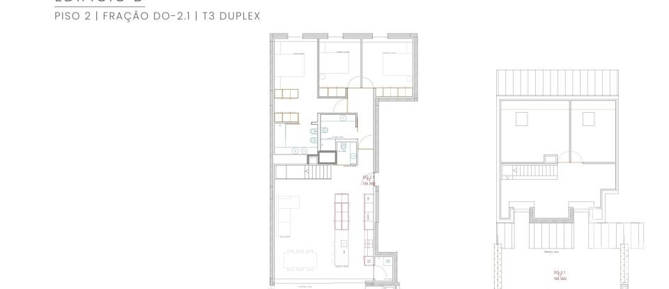 Appartement T3 à Apúlia e Fão de 208 m²