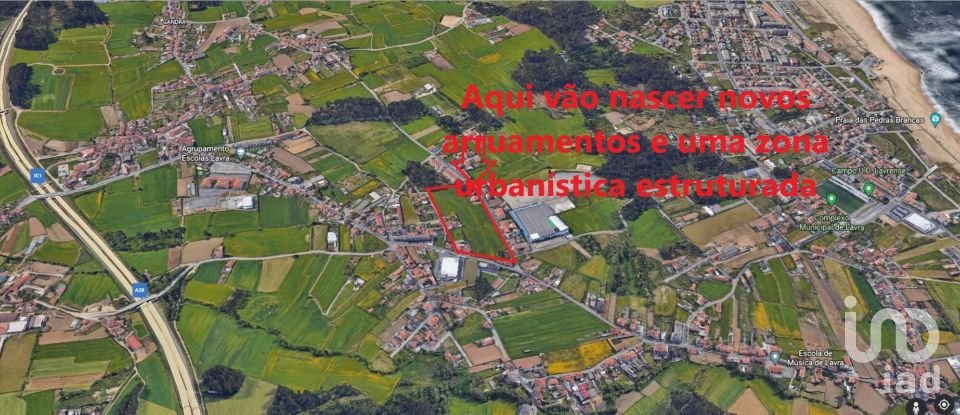 Terreno em Perafita, Lavra E Santa Cruz Do Bispo de 1 073 m²