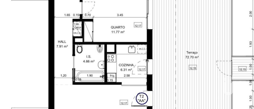 Apartment T2 in Conceição e Cabanas de Tavira of 95 m²