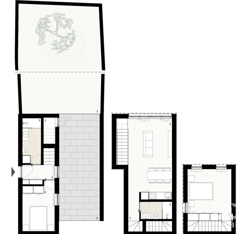 Appartement T2 à Cedofeita, Santo Ildefonso, Sé, Miragaia, São Nicolau e Vitória de 96 m²