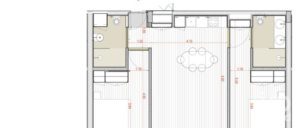 Appartement T2 à Lagoa e Carvoeiro de 105 m²
