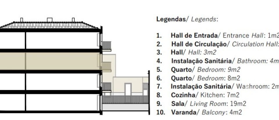 Apartment T2 in Cedofeita, Santo Ildefonso, Sé, Miragaia, São Nicolau e Vitória of 80 m²