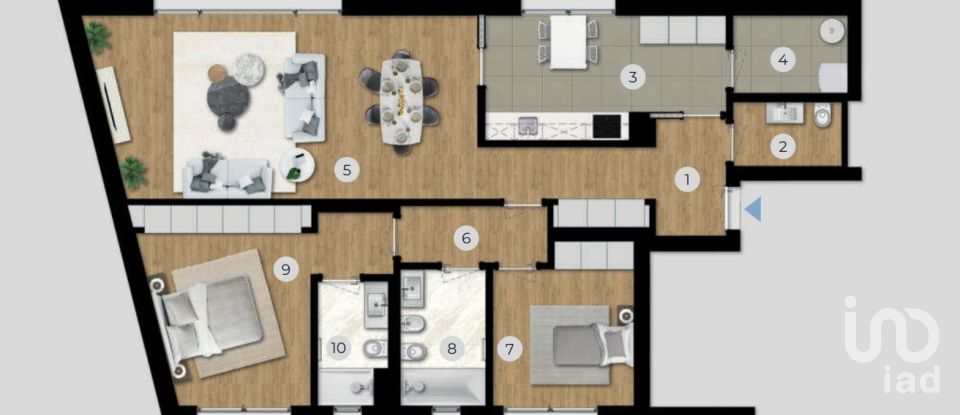 Apartment T2 in Ramalde of 122 m²