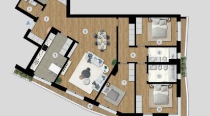 Appartement T3 à Ramalde de 152 m²