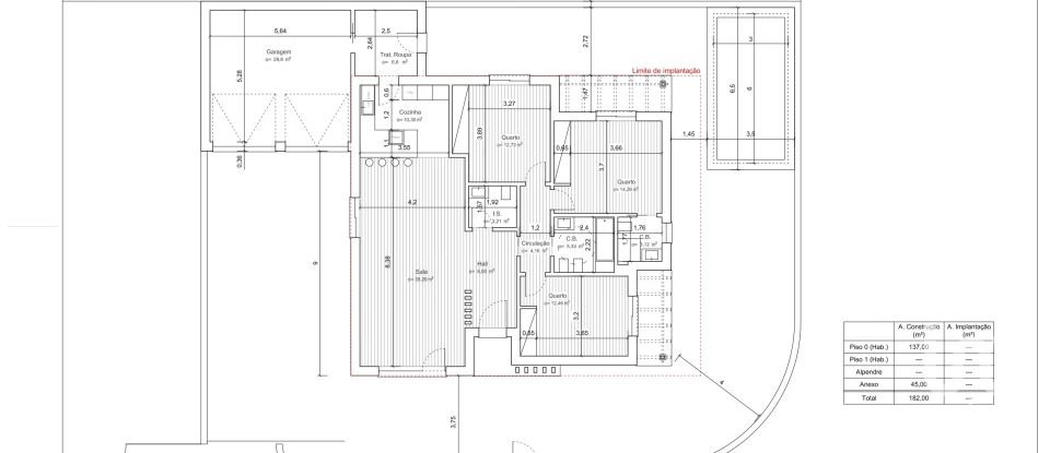 House T3 in Meia Via of 197 m²