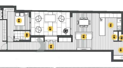 Apartamento T2 em Cedofeita, Santo Ildefonso, Sé, Miragaia, São Nicolau e Vitória de 161 m²