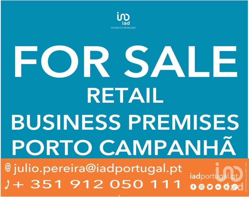 Boutique/Local commercial à Campanhã de 111 m²