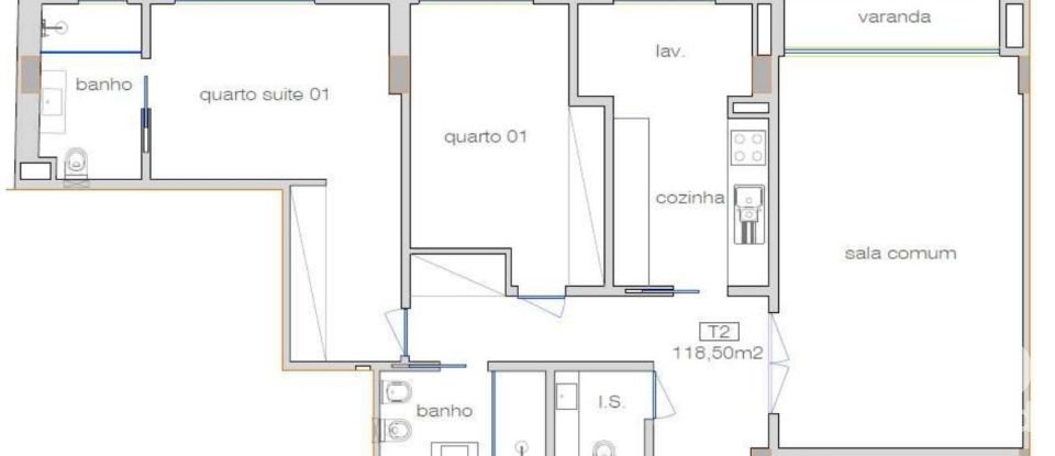 Appartement T2 à Cedofeita, Santo Ildefonso, Sé, Miragaia, São Nicolau e Vitória de 114 m²