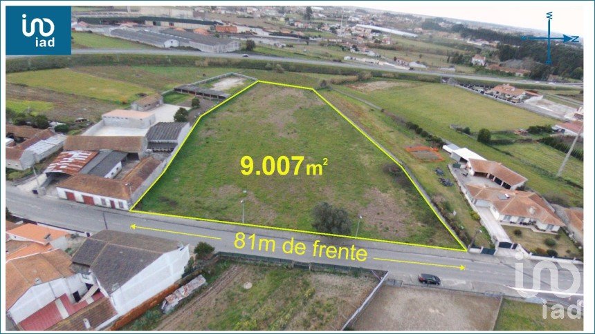 Terrain à bâtir à Oliveirinha de 9 007 m²