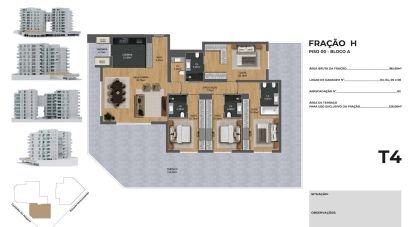 Appartement T4 à São Martinho de 182 m²