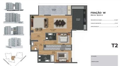 Appartement T2 à São Martinho de 143 m²