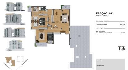 Appartement T3 à São Martinho de 286 m²