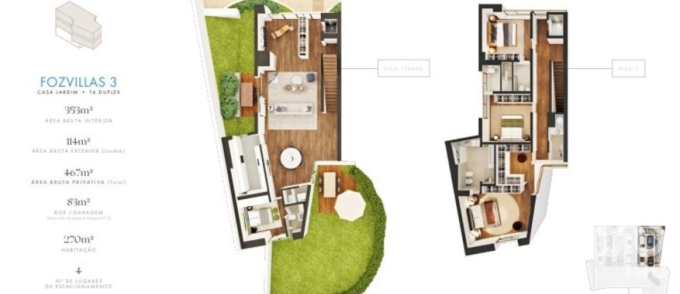 Moradia T4 em Aldoar, Foz Do Douro E Nevogilde de 353 m²