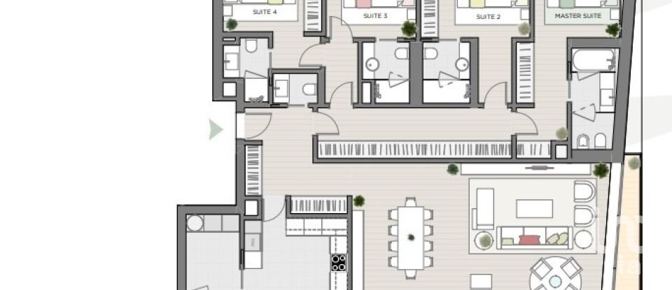 Appartement T4 à Carcavelos e Parede de 192 m²