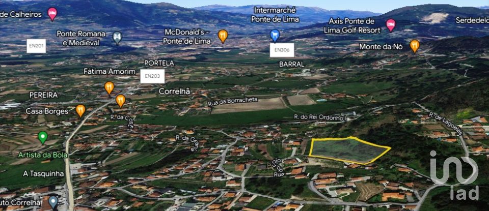 Land in Correlhã of 9,870 m²