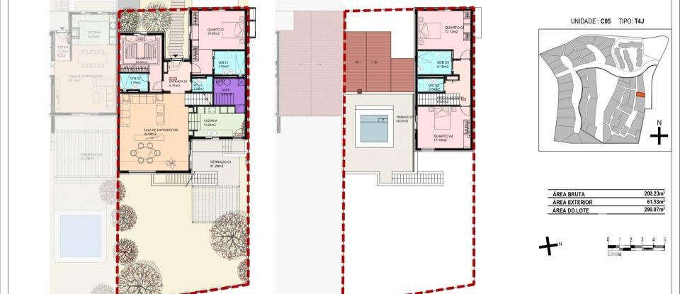Casa / Villa T4 em Carvalhal de 200 m²