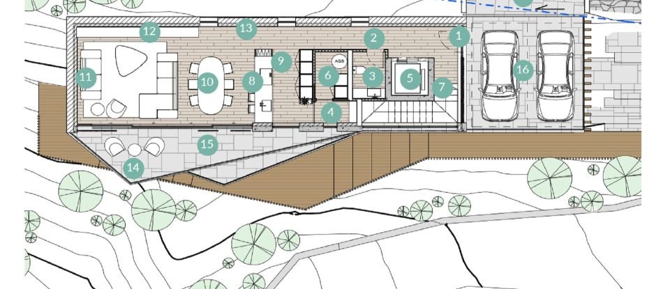 Moradia T3 em Arco da Calheta de 391 m²