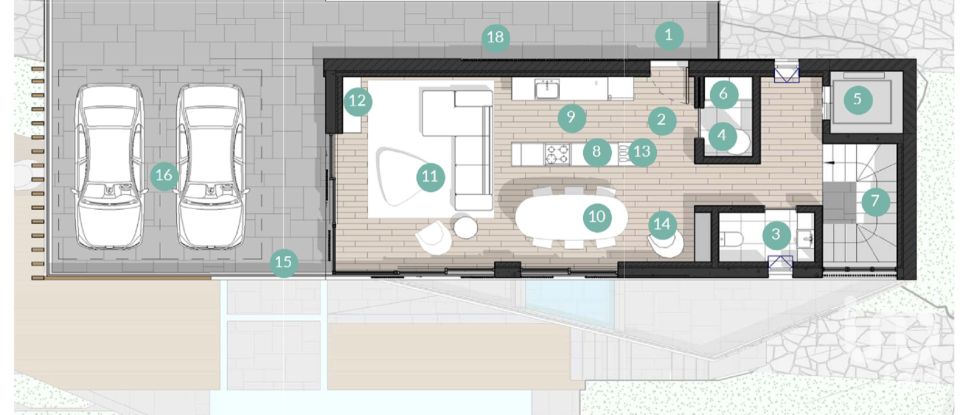 Moradia T3 em Arco da Calheta de 391 m²