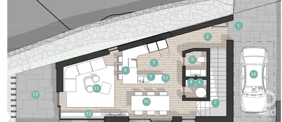 Moradia T3 em Arco da Calheta de 391 m²