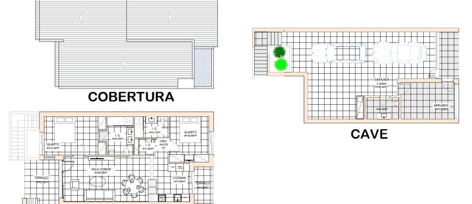 Maison T2 à Quarteira de 111 m²