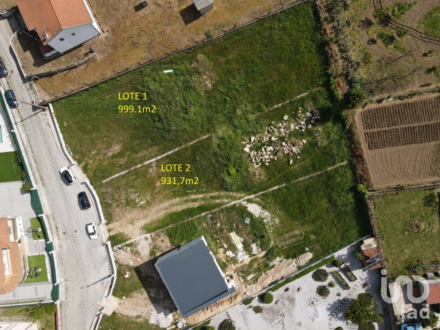 Terreno urbano em Bornes de Aguiar de 931 m²