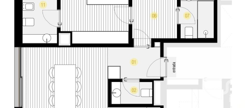 Appartement T3 à Canidelo de 128 m²