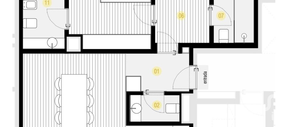 Apartamento T3 em Canidelo de 124 m²