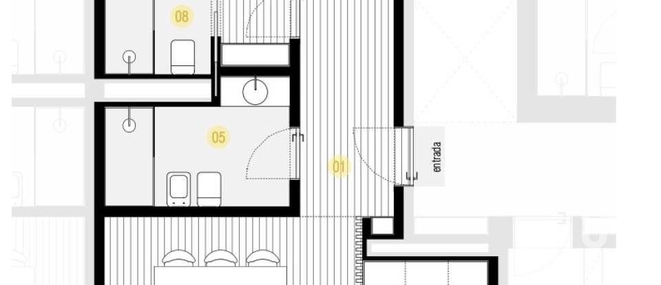 Appartement T2 à Canidelo de 91 m²