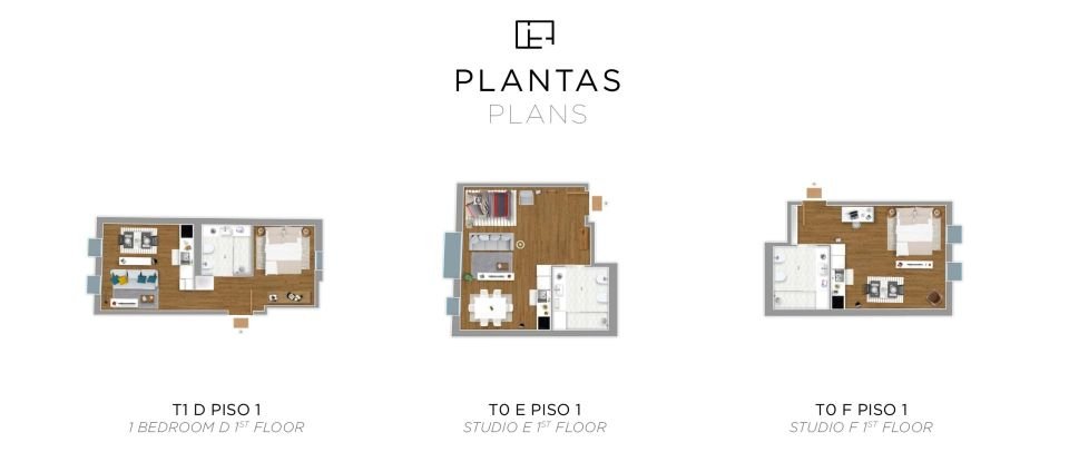 Appartement T1 à Cedofeita, Santo Ildefonso, Sé, Miragaia, São Nicolau e Vitória de 79 m²
