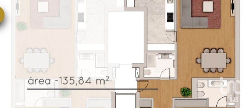 Appartement T3 à Loures de 135 m²