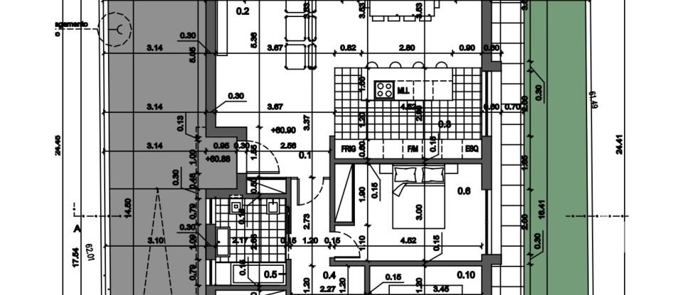 Gîte T3 à Fernão Ferro de 174 m²