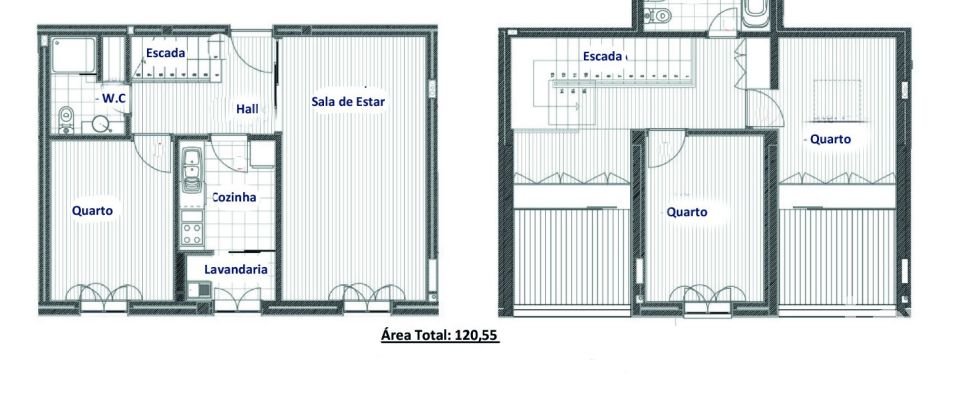 Duplex T3 à Espinho de 115 m²