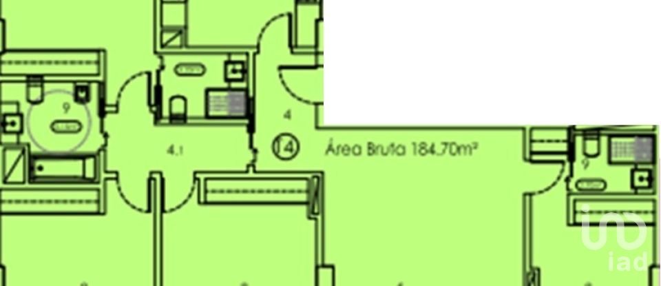 Apartment T4 in Loulé (São Clemente) of 116 m²