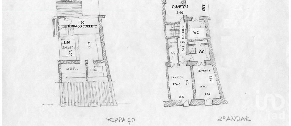 Casa T6 em Caia, São Pedro e Alcáçova de 247 m²
