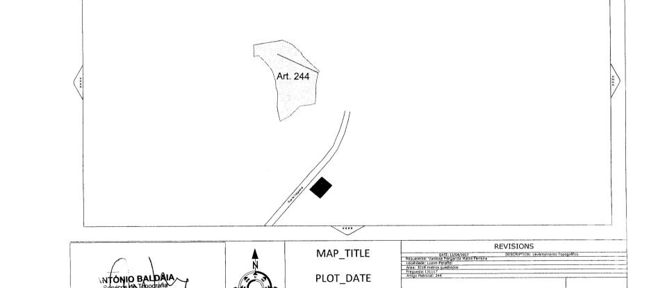 Terreno em Luzim e Vila Cova de 4 900 m²