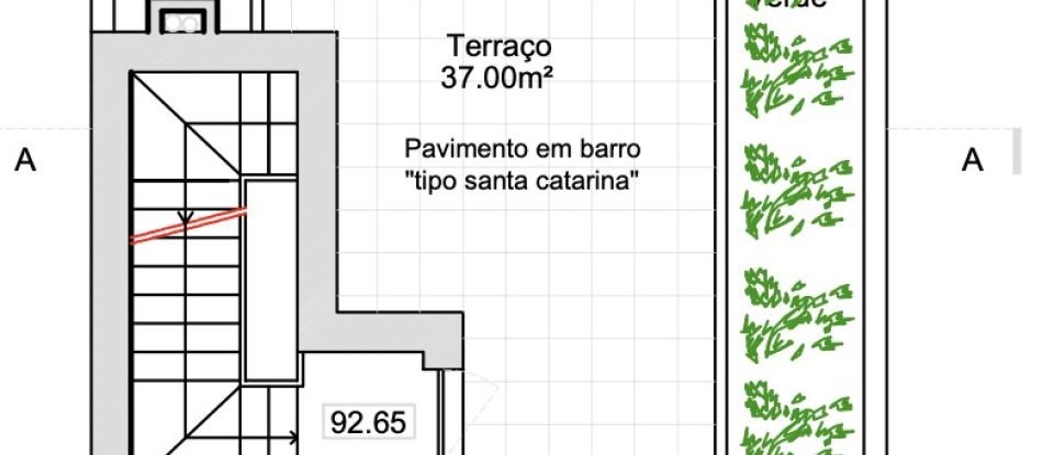 Terrain à Luz de Tavira e Santo Estêvão de 143 m²