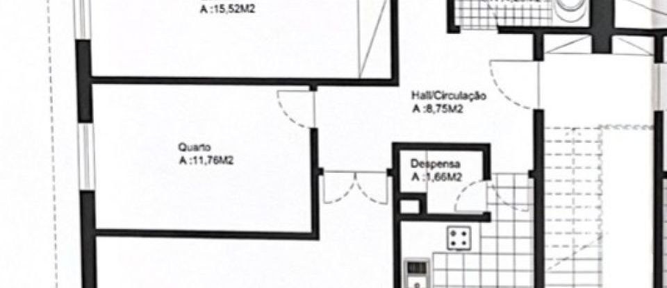 Apartamento T3 em Quinta do Anjo de 131 m²