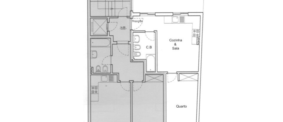 Apartamento T1 em Nazaré de 52 m²