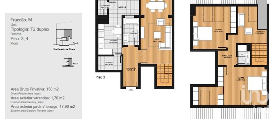 Apartment T2 in Arroios of 158 m²
