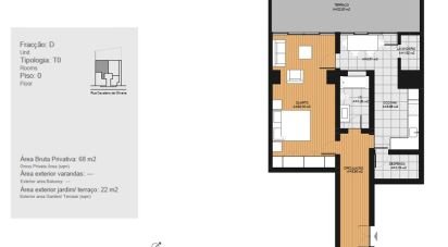 Appartement T0 à Arroios de 68 m²
