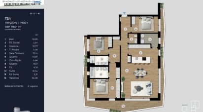 Apartamento T3 em Ramalde de 178 m²